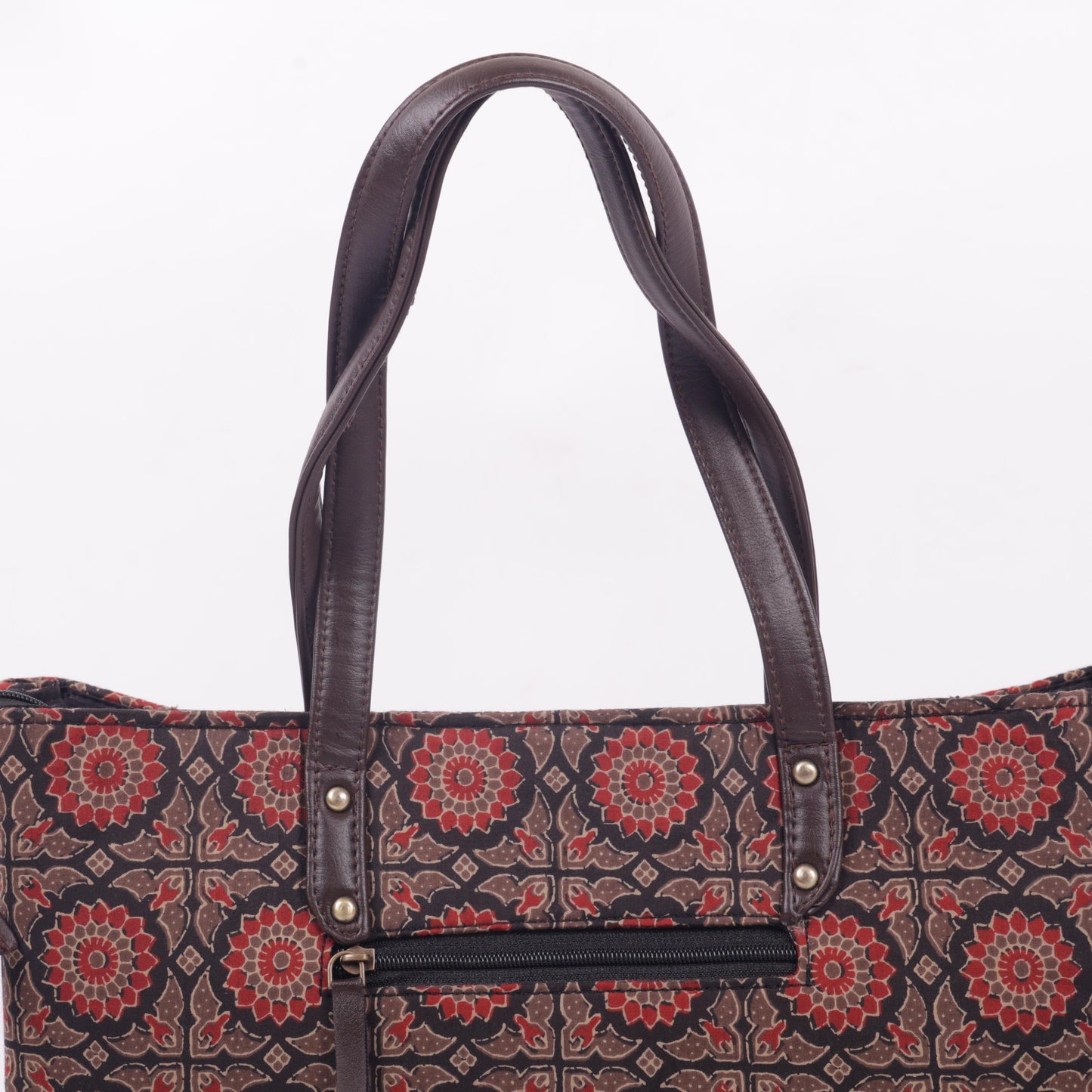 InkJaipur's Floral Printed Tote Bag
