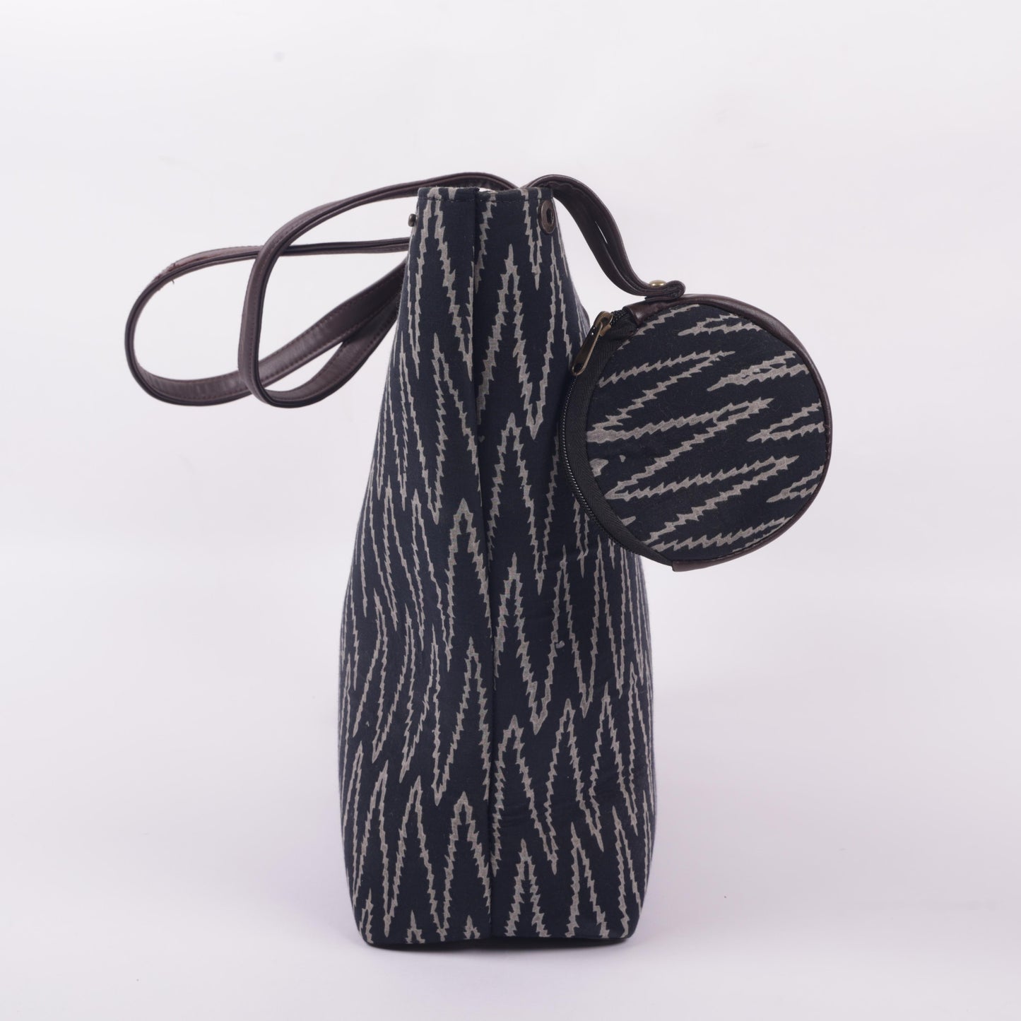 InkJaipur's Black Printed Tote bag
