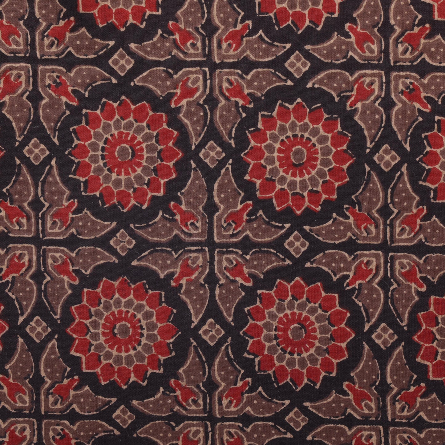 InkJaipur's Floral Printed Tote Bag