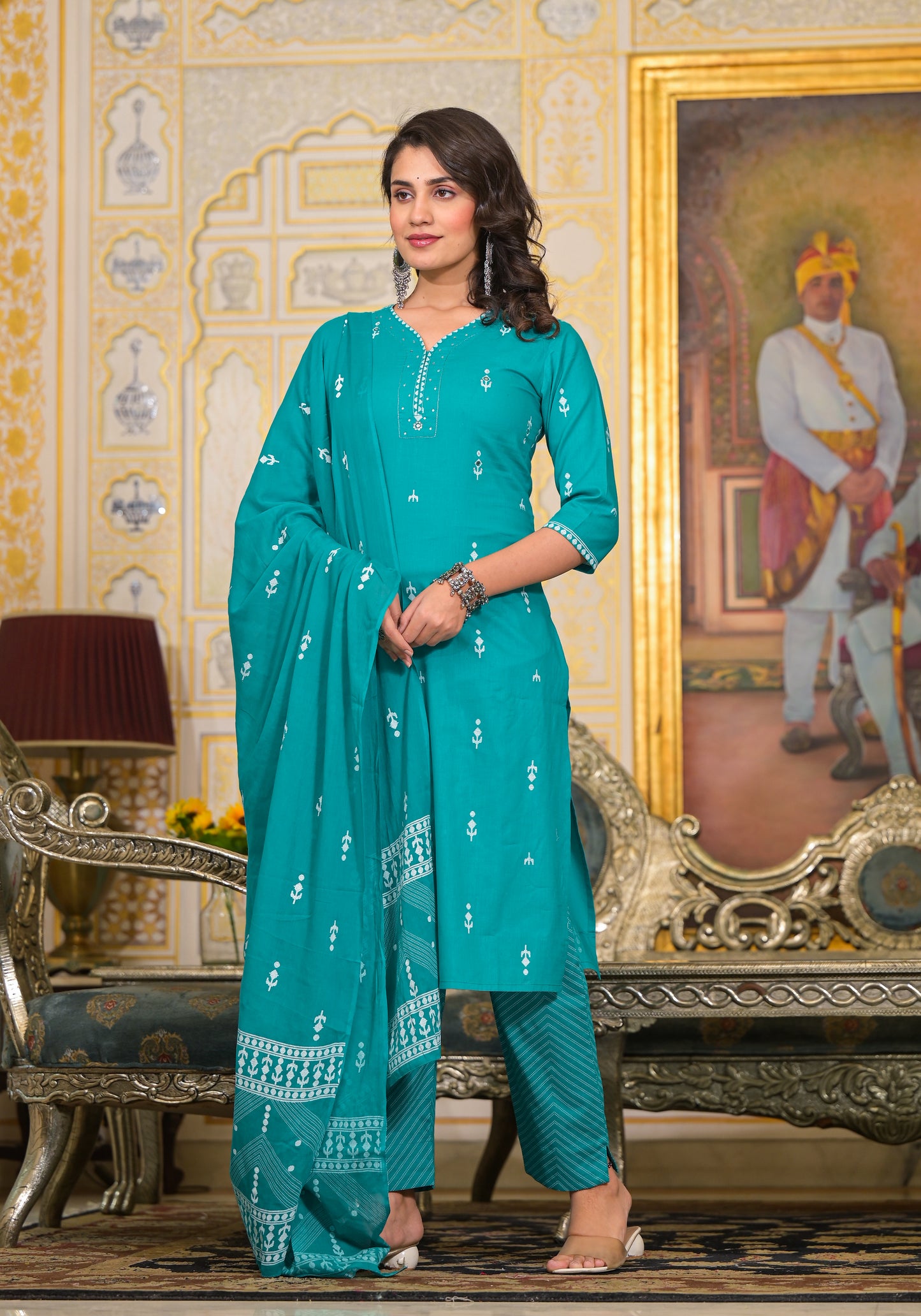 Straight Kurti Set