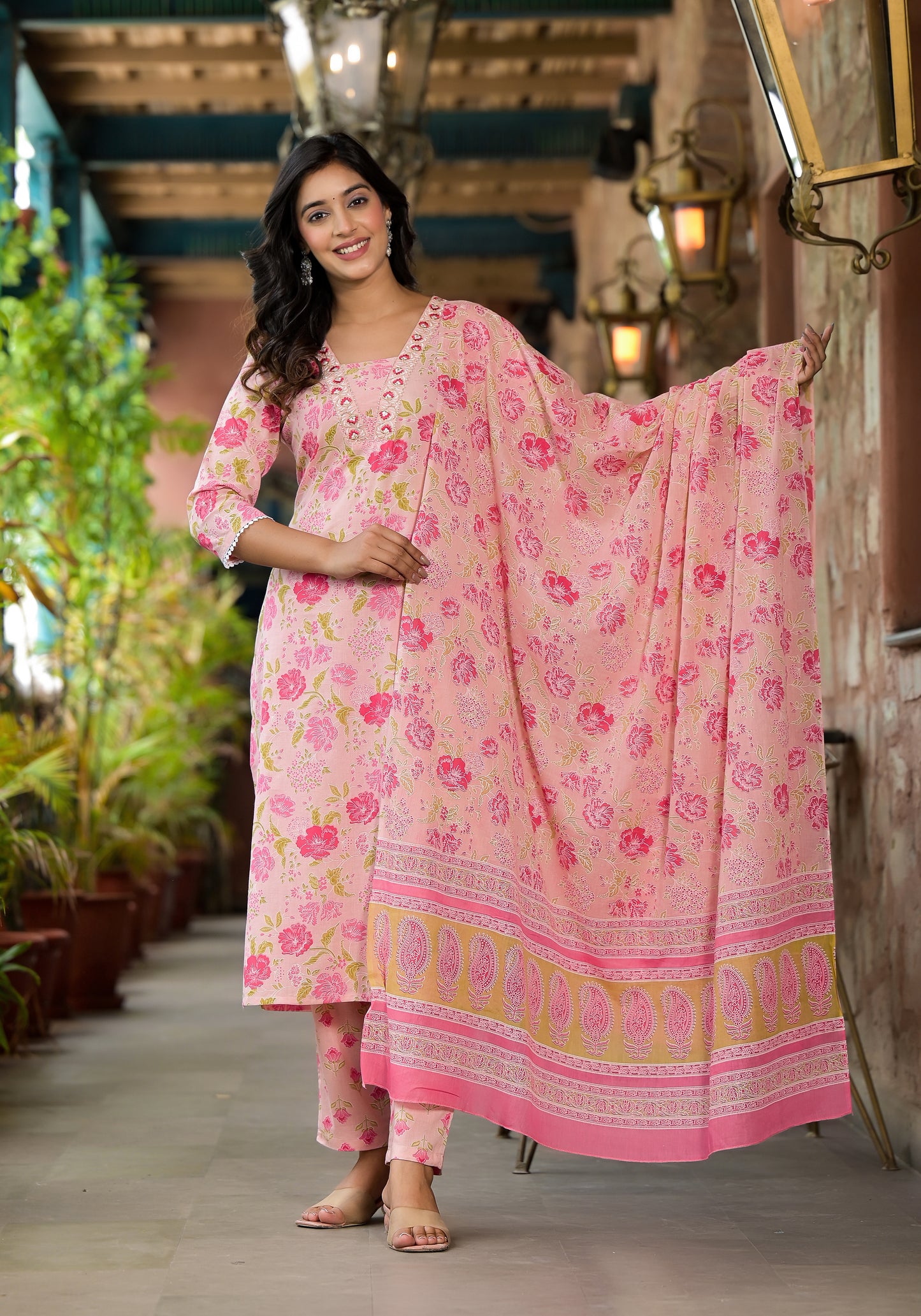 Floral Kurti Set
