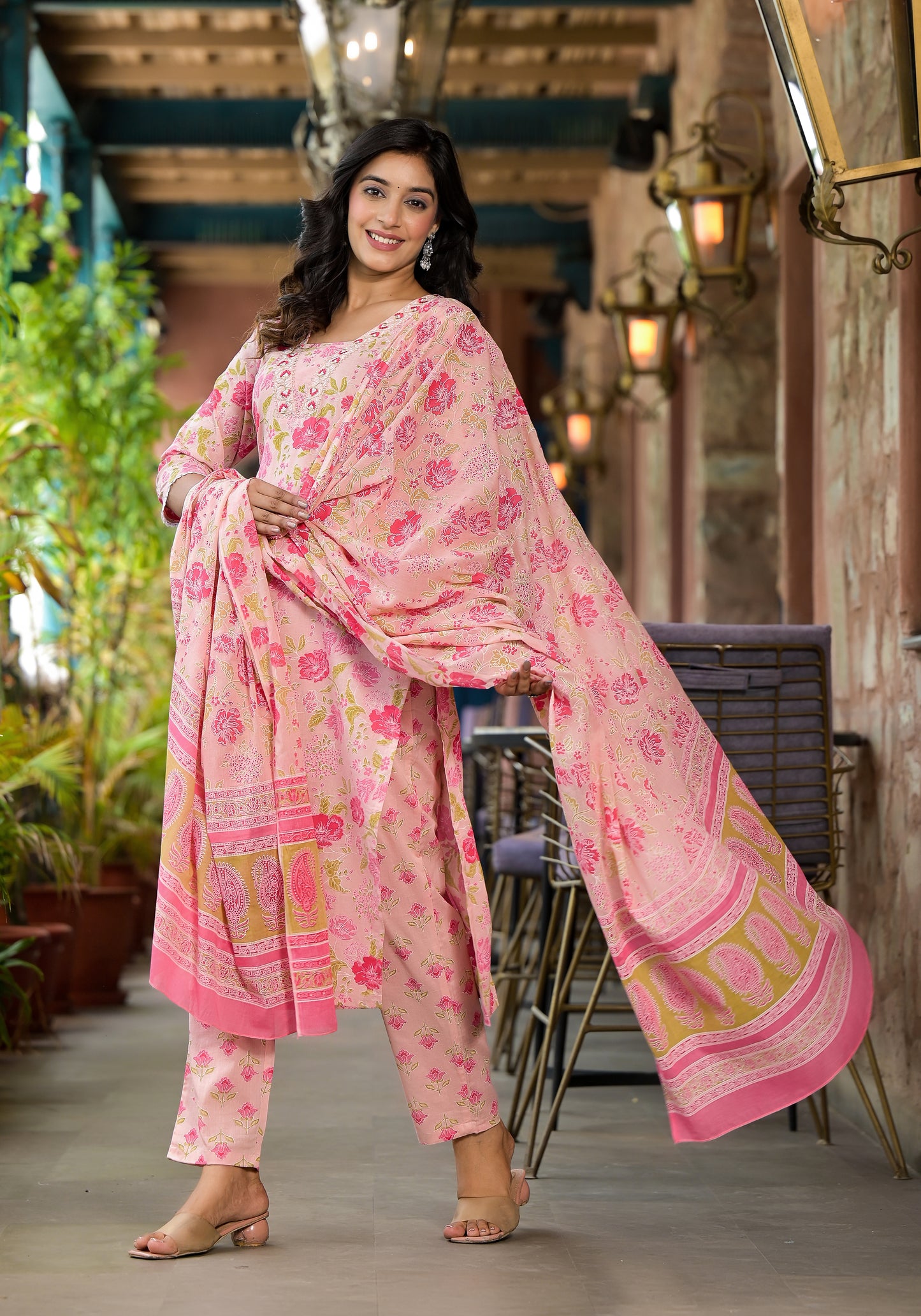 Floral Kurti Set