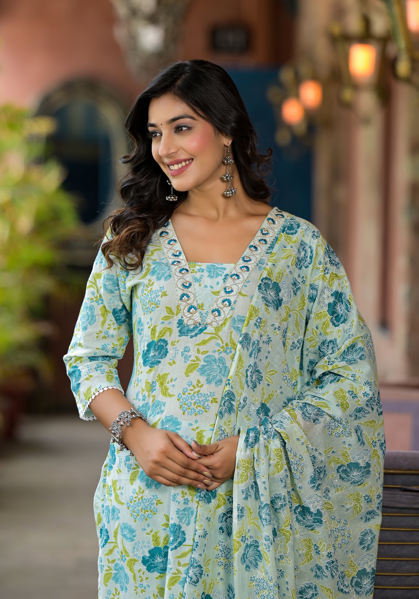 Floral Kurti Set