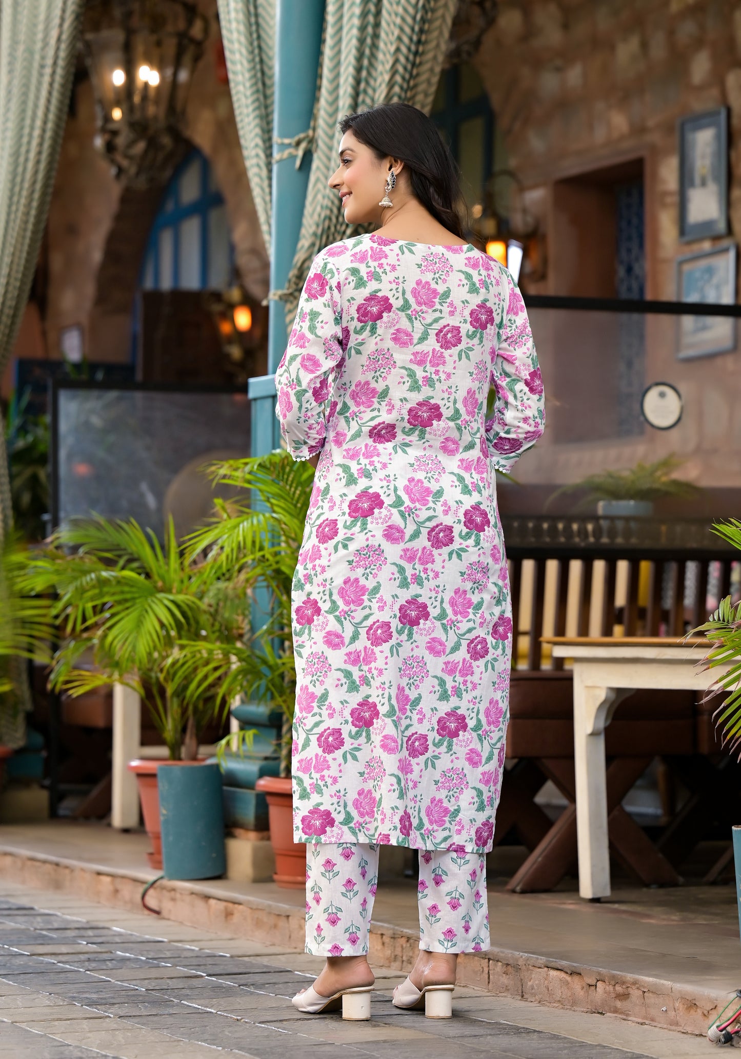 Floral Kurti Set