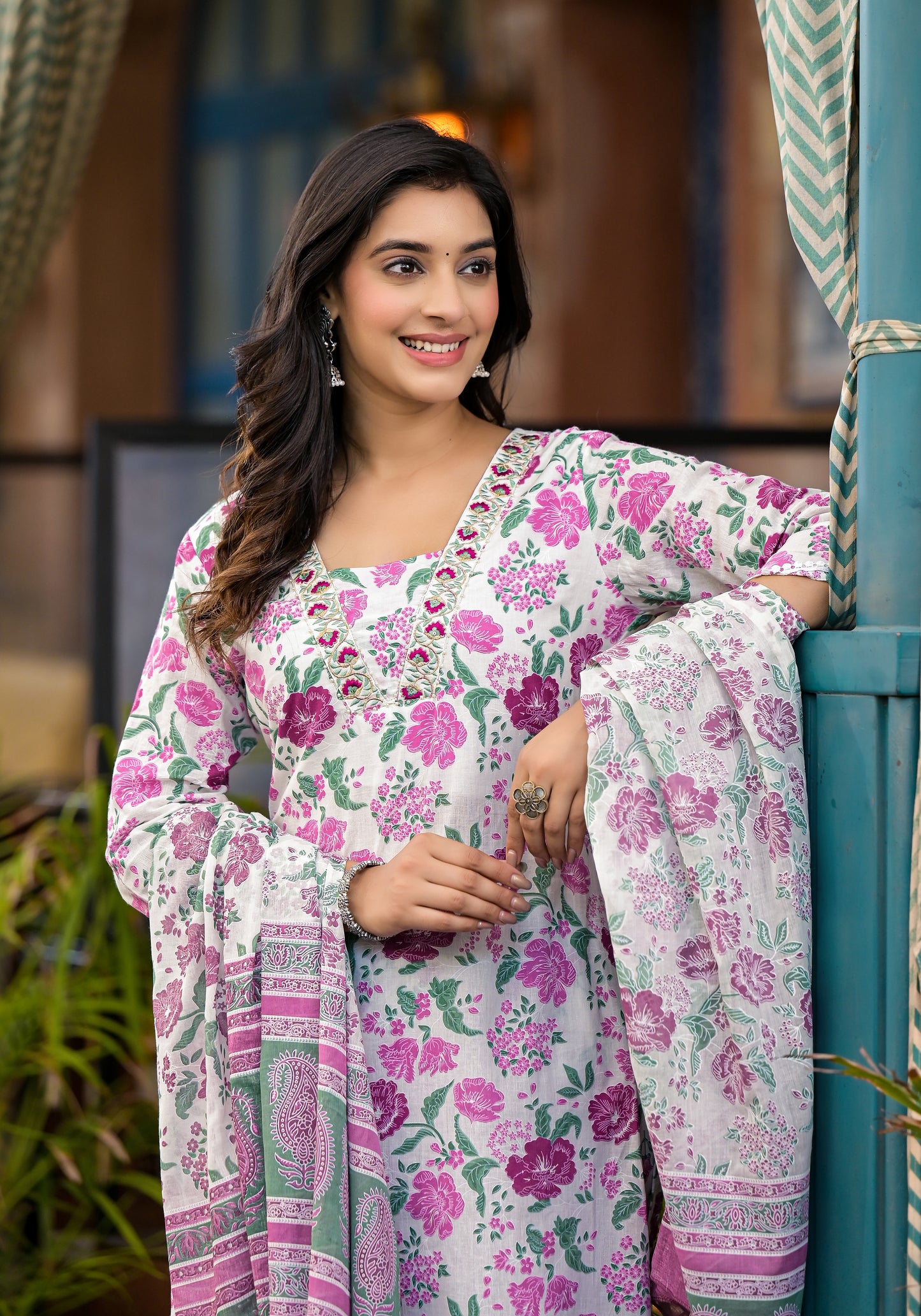 Floral Kurti Set