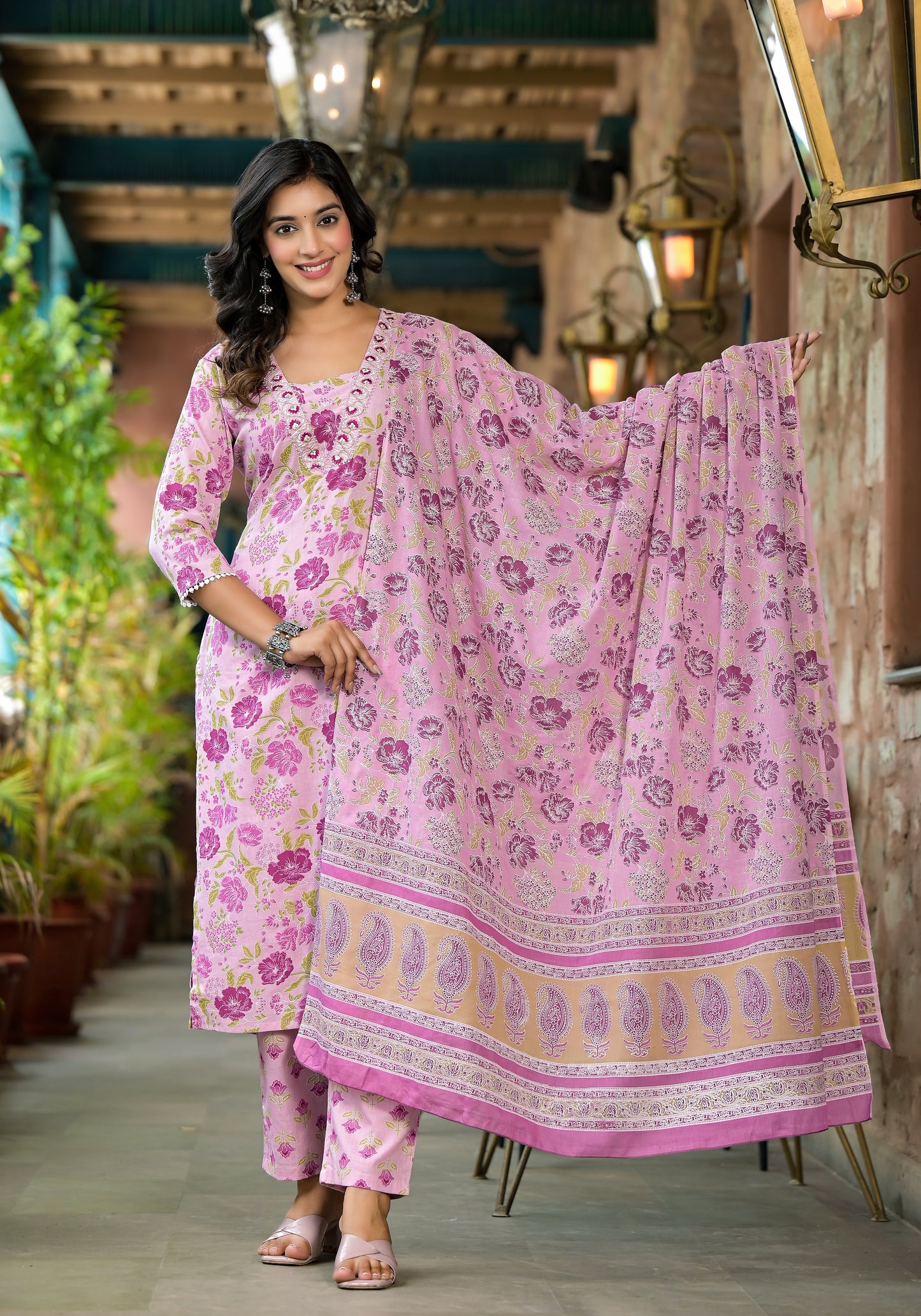 Floral Kurti Set