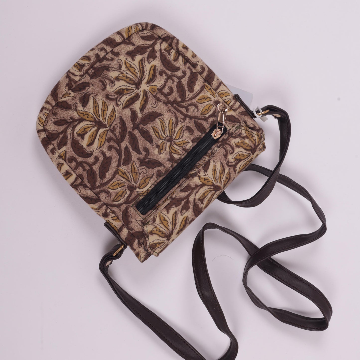 Brown printed Sling bags