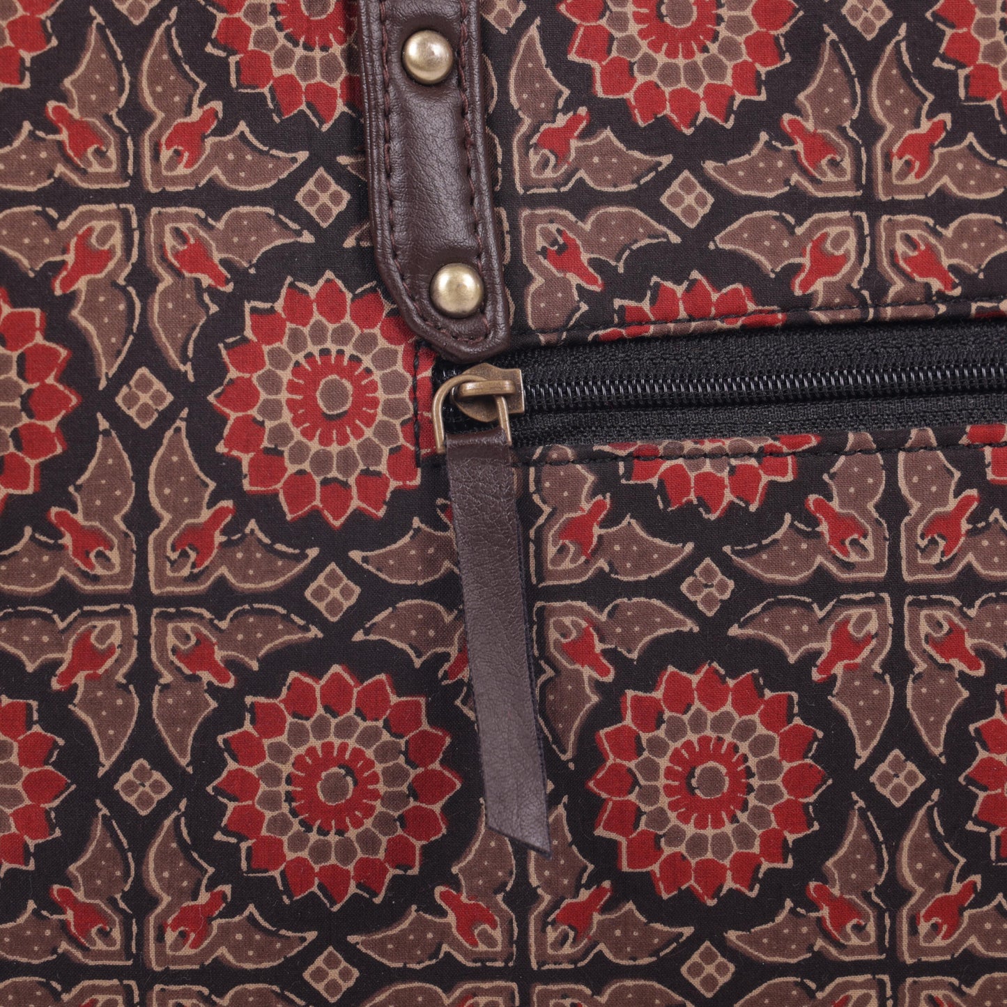 InkJaipur's Floral Printed Tote Bag