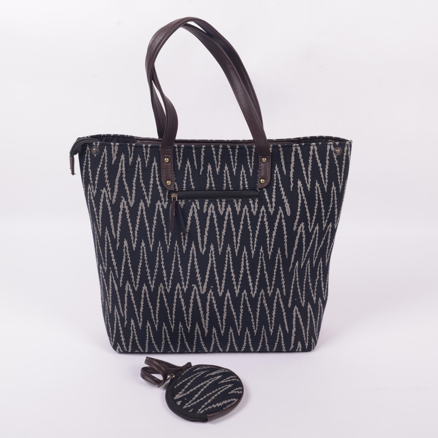 InkJaipur's Black Printed Tote bag