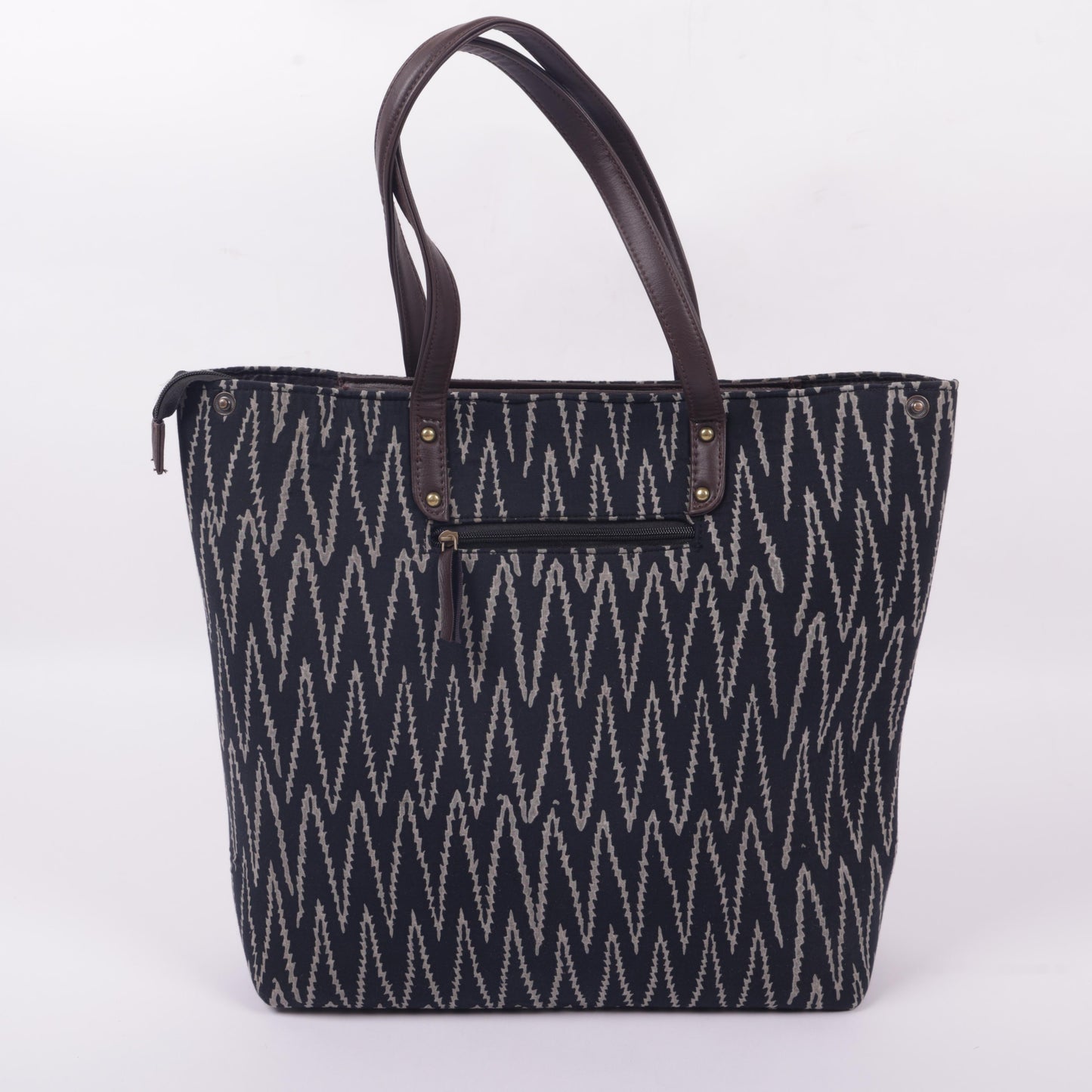 InkJaipur's Black Printed Tote bag