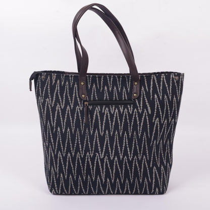 InkJaipur's Black Printed Tote bag