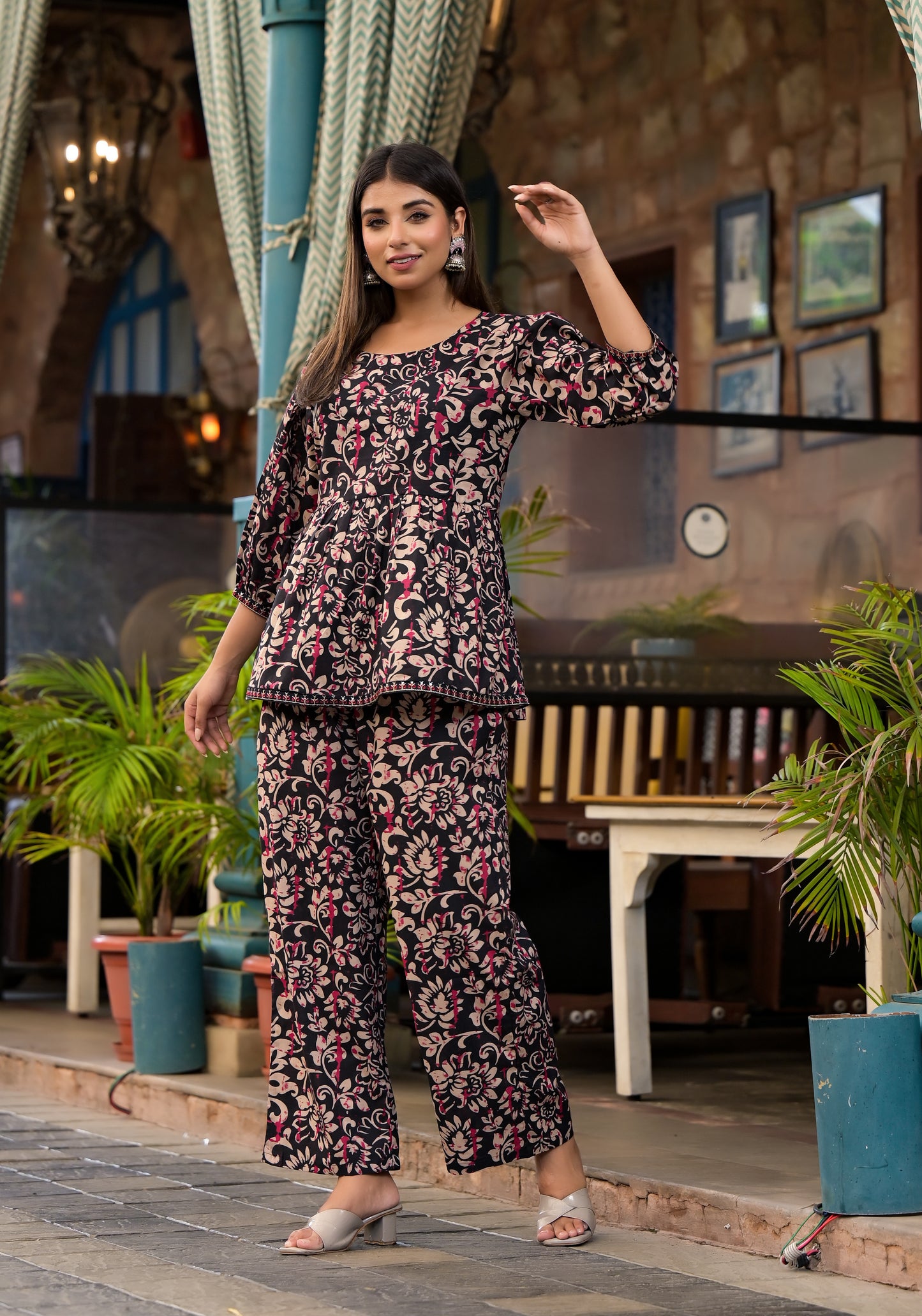 Floral Cord Set