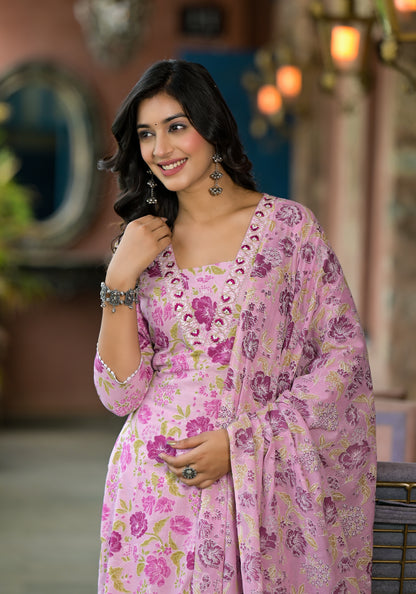 Floral Kurti Set