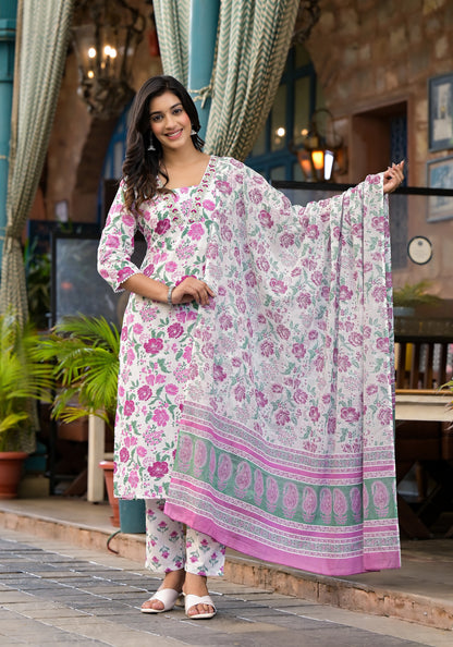 Floral Kurti Set