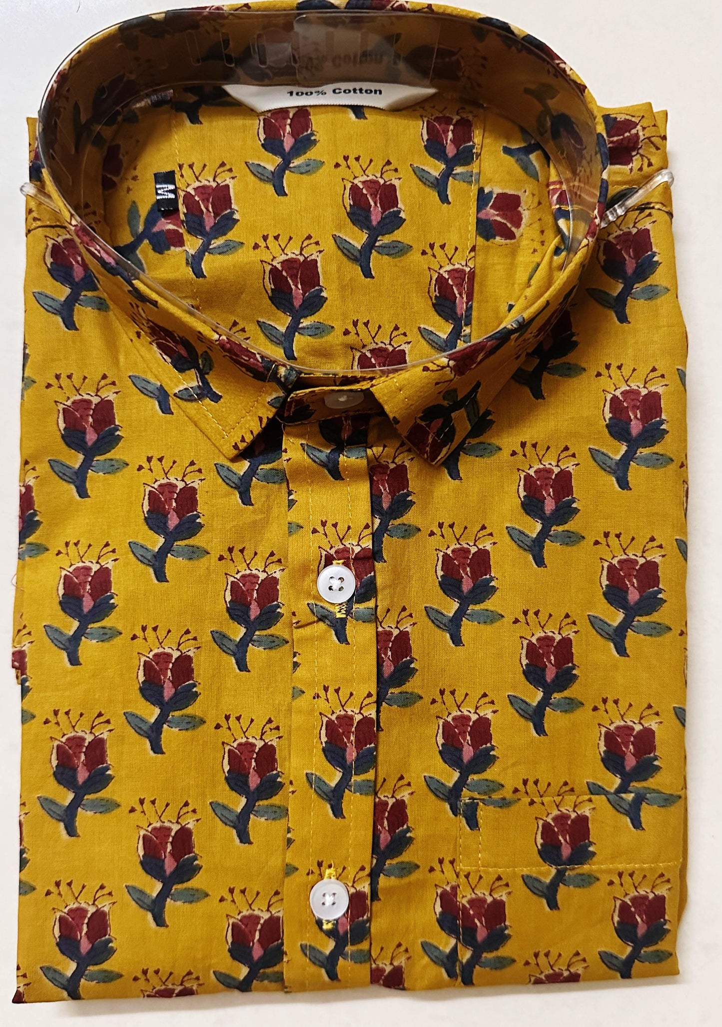 Block Printed, Half Sleeves Shirt