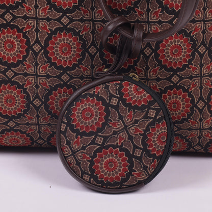 InkJaipur's Floral Printed Tote Bag